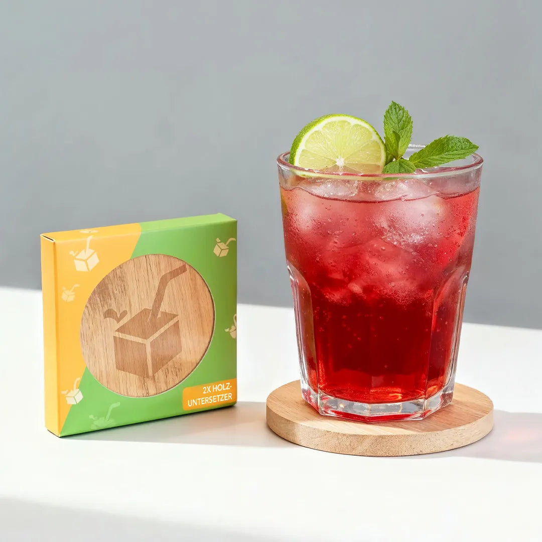 JuiceBox™ Houten Onderzetter