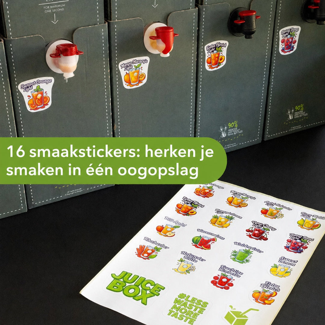 JuiceBox™ Smaken-Sticker