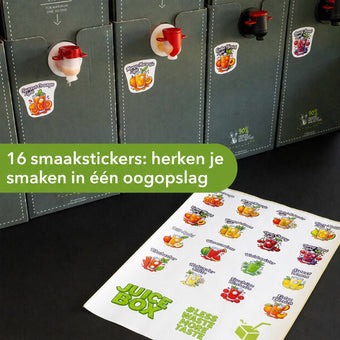 JuiceBox™ Smaken-Sticker