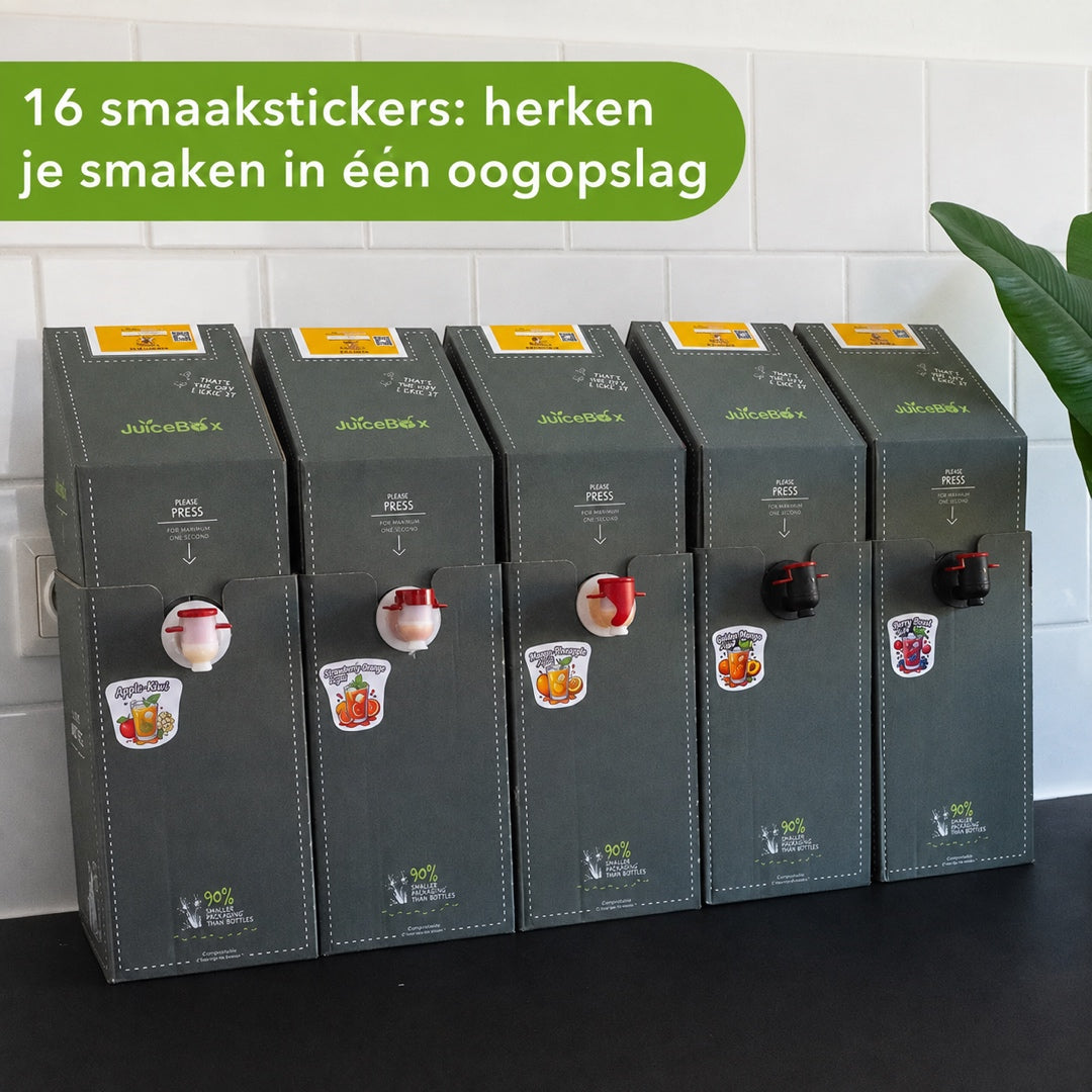 JuiceBox™ Smaken-Sticker