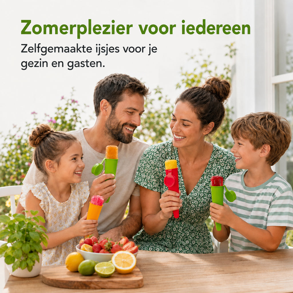 JuiceBox™ Squeezy IJsvormpjes Set 6 Stuks