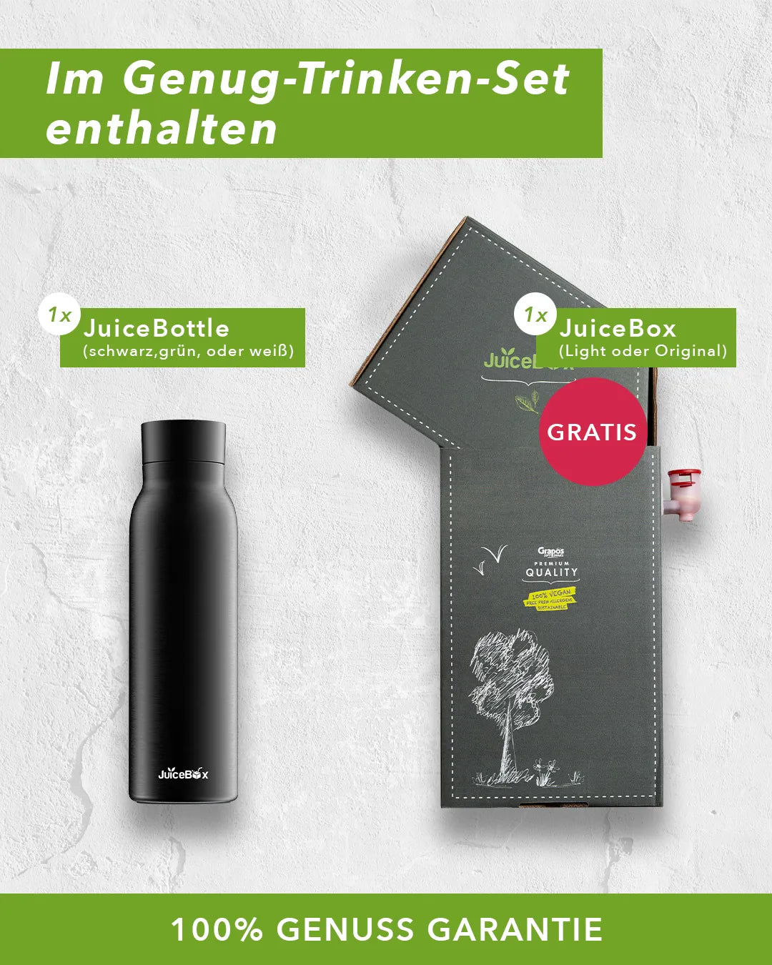 JuiceBox™ Genoeg-Drinken-Set