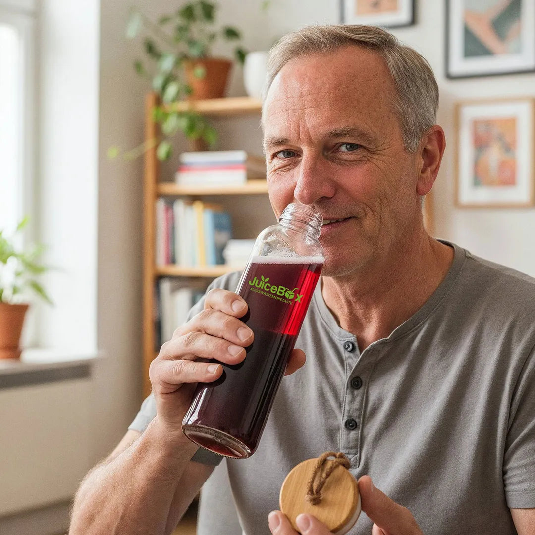 JuiceBox™ Glazen Drinkfles