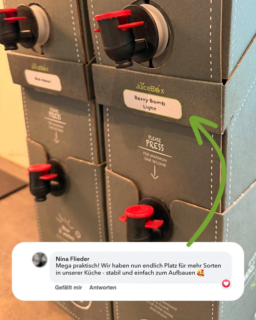 JuiceBox™ Stapelheld 6-Pack