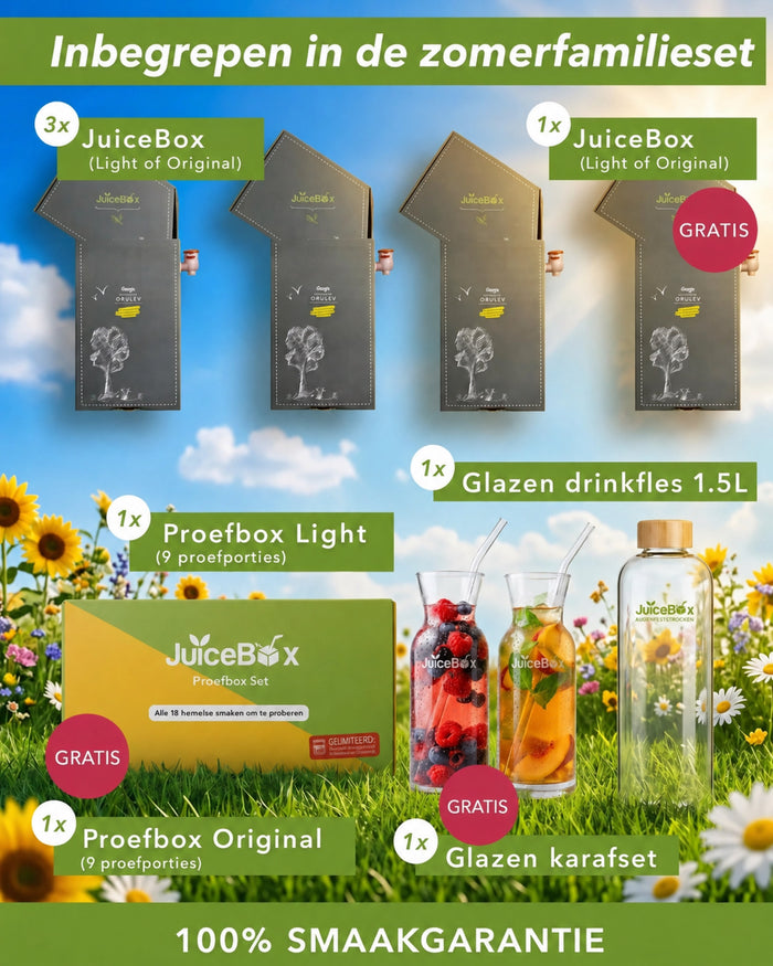 JuiceBox Familieset met karafset