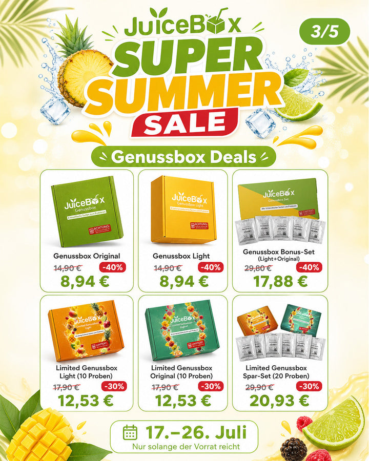 Genussbox deals: Original, Light en Limited Editions tot −40%
