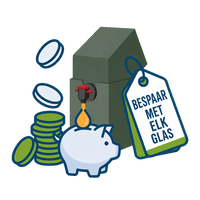 Bespaar met elk glas